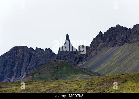 Jonasarlundur, Berglandschaft, Northern Island Stockfoto