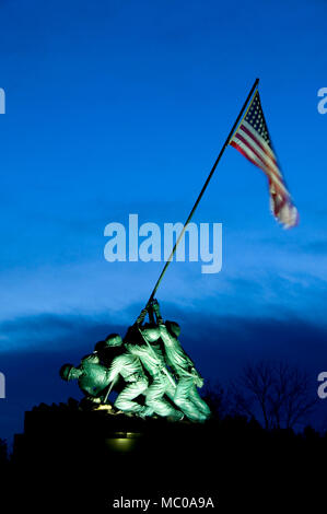 Iwo Jima Memorial Nationaldenkmal, Iwo Jima Überlebenden Memorial Park, New Britain, Connecticut Stockfoto