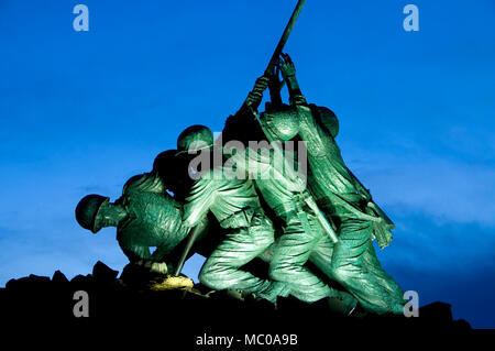 Iwo Jima Memorial Nationaldenkmal, Iwo Jima Überlebenden Memorial Park, New Britain, Connecticut Stockfoto