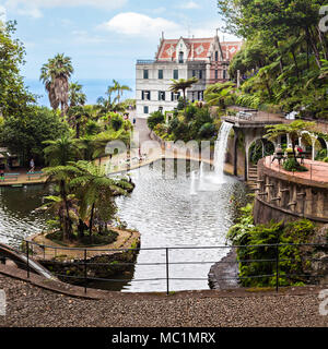 Tropican Garten Monte Palace in Funchal, Madeira, Portugal Stockfoto