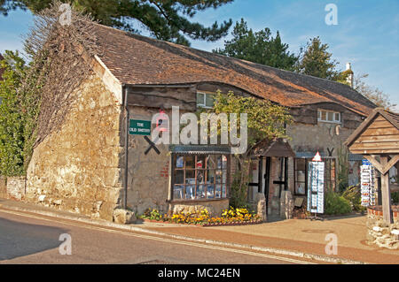 Godshill, Alte Schmiede Shop, Isle of Wight, Hampshire, England, Stockfoto