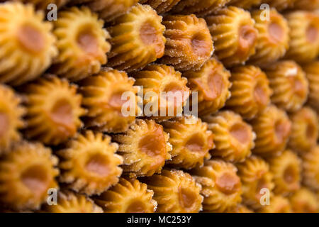 Detail der traditionellen Churros aus Lima, Peru Stockfoto