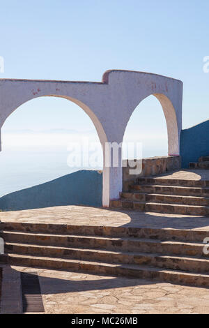 Blick auf den Mirador turístico, Carretera Escénica, Baja California, Mexiko Stockfoto