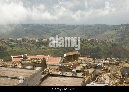 Alte Stadt in Sizilien, Caltagirone, Italien Stockfoto