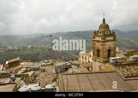 Alte Stadt in Sizilien, Caltagirone, Italien Stockfoto