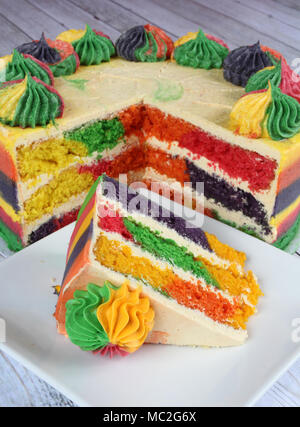 Köstliche hausgemachte Desserts Stockfoto