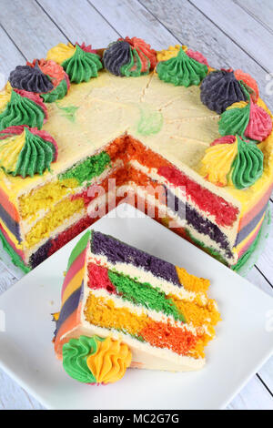 Köstliche hausgemachte Desserts Stockfoto