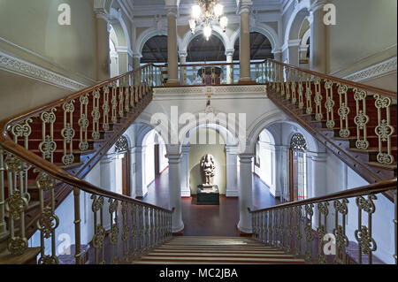 Das Nationalmuseum von Colombo, der größten in Sri Lanka. Stellt das kulturelle Erbe des Landes mit rituellen Masken und Galerien der hinduistischen Stockfoto