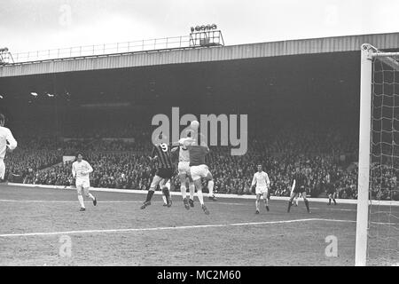 Leeds v-Mann Stadt 1970 Stockfoto