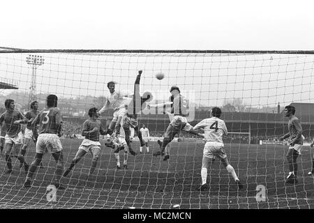 Leeds v-Mann Stadt 1970 Stockfoto