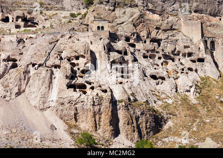 Vardzia ist eine Höhle Kloster in der Nähe von Aspindza, Georgia Stockfoto
