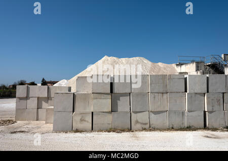 Kies factory Strukturen und Details Stockfoto