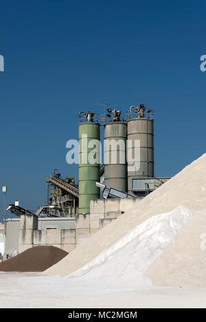 Kies factory Strukturen und Details Stockfoto