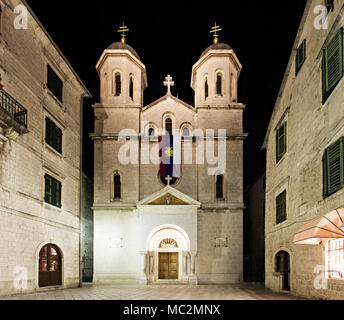 Alte Kirche in Stari Grad, Kotor, Montenegro Stockfoto