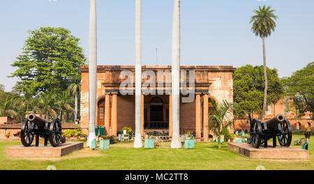 Museum am britischen Residency Komplex in Lucknow, Indien Stockfoto