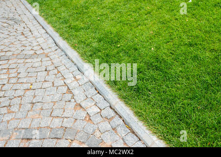 Ablass auf der Außenseite Stockfoto