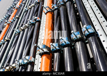 Hohe Spannung mehradrige Kabel Stockfoto