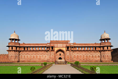 Roten Fort, Agra, Uttar Pradesh, Indien Stockfoto