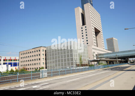 Torhaus, Messe Torhaus, Messe, Frankfurt am Main, Deutschland Stockfoto