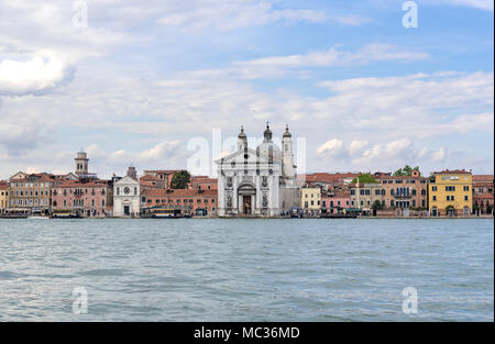 Kirche von gesuati (Santa Maria del Rosario) Fondamenta delle Zattere, Venedig, Italien Stockfoto