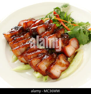 Schweinefleisch. Im chinesischen Stil BBQ Schweinefleisch Stockfoto
