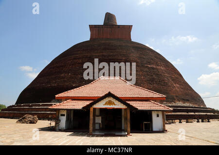 Anuradhapura North Central Provinz Sri Lanka Jetavanarama Dagoba Eingang Stockfoto