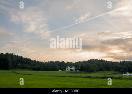 Ferienhaus auf der Insel Tjorn, Schweden 2016 Stockfoto