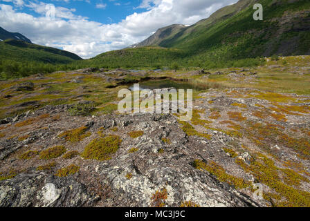 Stora Sjofallet Nationalpark, Norrbotten County, Schweden Stockfoto