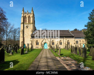 St Pauls Pfarrkirche in Armitage Bridge in der Nähe von Huddersfield West Yorkshire England Stockfoto