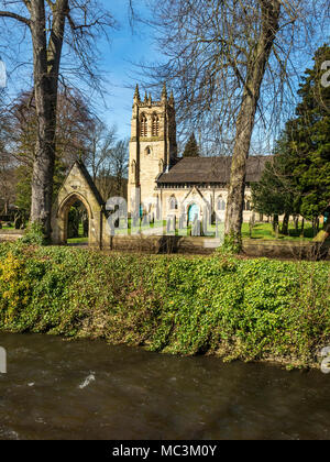 St Pauls Pfarrkirche in Armitage Bridge in der Nähe von Huddersfield West Yorkshire England Stockfoto