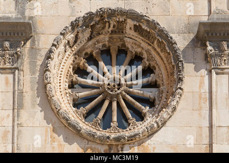Detail, Kirche St. Heil, Stradun, Altstadt, Dubrovnik, Kroatien Stockfoto