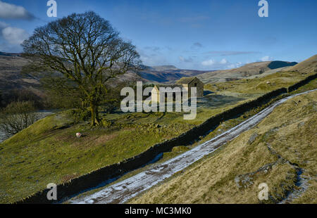 Bell Hagg Scheune, der Peak District, England (3) Stockfoto