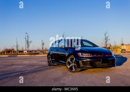 Volkswagen Golf GTI MK7 Stockfoto