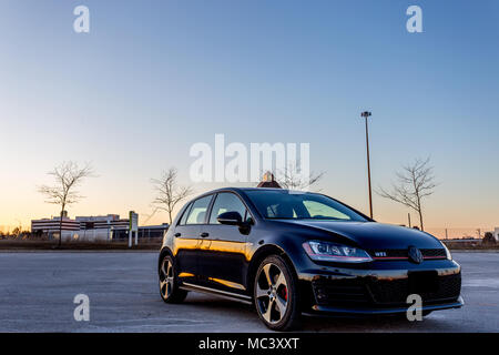 Volkswagen Golf GTI MK7 Stockfoto