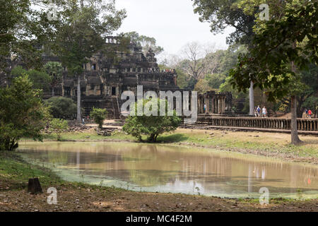 Baphuon Tempel, Angkor Thom, Angkor UNESCO-Weltkulturerbe, Provinz Siem Reap, Kambodscha, Asien Stockfoto