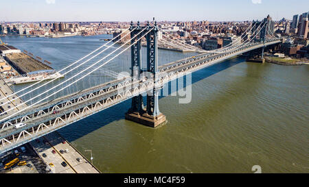 Manhattan Bridge, New York City, NY, USA Stockfoto
