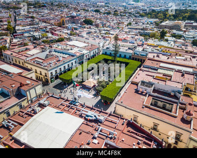 Plaza de Armas, Santiago de Querétaro, Mexiko Stockfoto