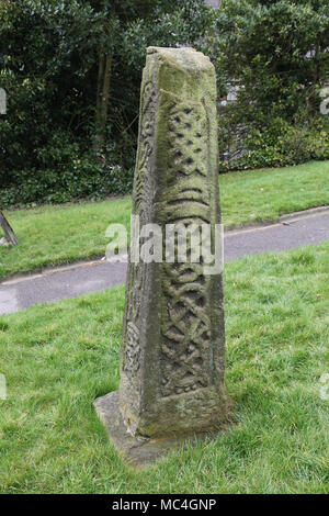 Beeley Kreuz in Bakewell Pfarrkirche Stockfoto