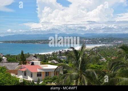 Puerto Escondido Blick von La Punta Strand Mexiko Stockfoto