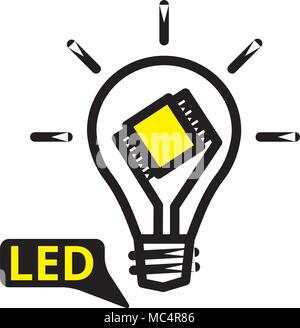 Licht Lampe Leuchte Stock Vektor