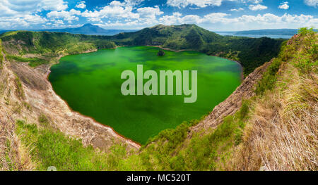 Taal - Die kleinste der Welt Vulkan, Manila, Philippinen Stockfoto