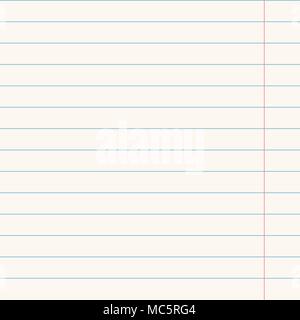 Realistische Template Editor. Die ausgestanzte Abdeckung Design. Schule Business Tagebuch. Büromaterial notebook auf weißem Hintergrund eps Stock Vektor