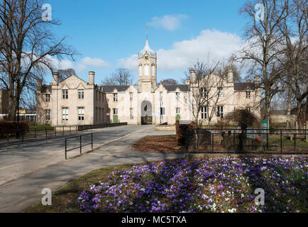 Simpson-Gebäude in Huntly in Aberdeenshire, Schottland. Stockfoto