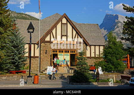 Main Street Banff, Alberta, Kanada Stockfoto