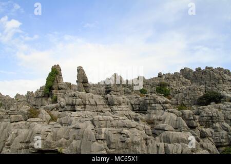 Los Riscos, Tal von Genal, Malaga, Andalusien, Spanien Stockfoto