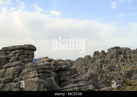 Los Riscos, Tal von Genal, Malaga, Andalusien, Spanien Stockfoto