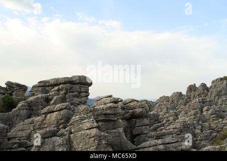 Los Riscos, Tal von Genal, Malaga, Andalusien, Spanien Stockfoto