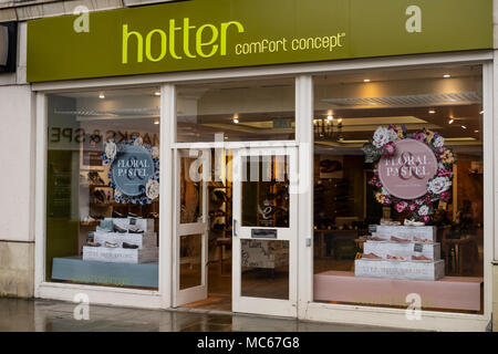 Heißer Store in Salisbury, Wiltshire GROSSBRITANNIEN Stockfoto