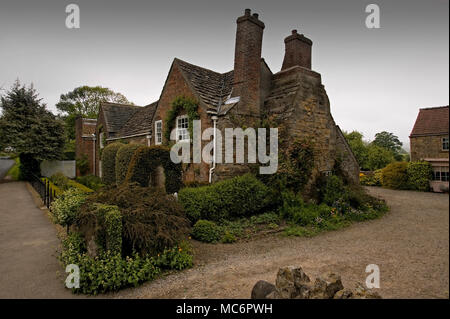 Shandy Hall Coxwold North Yorkshire die Heimat der Rev Laurence Sterne von 1760-1768. Stockfoto