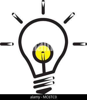 LED-Lampe Leuchte Stock Vektor
